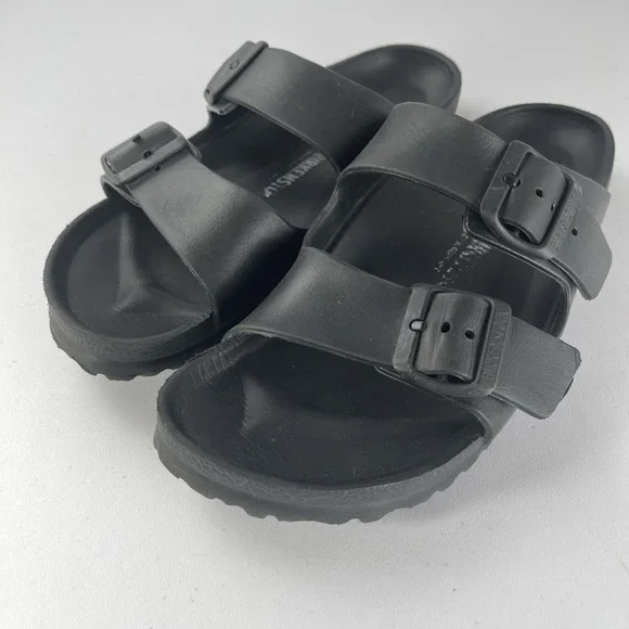 Birkenstock Arizona Eva Essentials Sandals Womens Black Buckle Slide Shoes US 9 - Picture 2 of 11